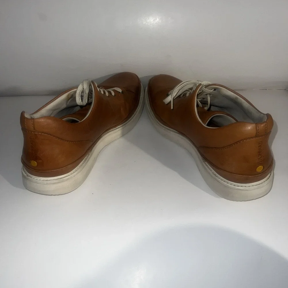 Mens Causal Leather Samuel Hubbard Fast Shoes Size 13 Vibram Sole Casual Sneaker